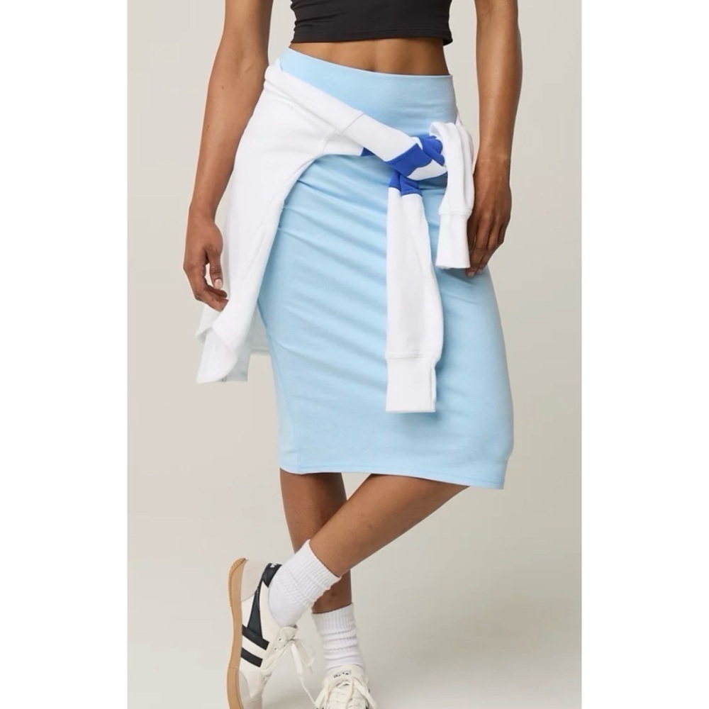 NWT aerie Light Blue Pencil Skirt